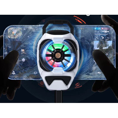 Вентилятор полупроводниковый для смартфона MEMO DL 22 PUBG Mobile White Вентилятор полупроводниковый для смартфона MEMO DL 22 PUBG Mobile White