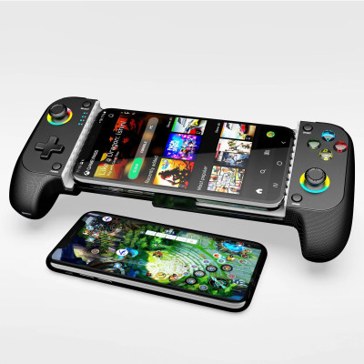 Бездротовий геймпад-тригер Saitake STK 7009F для смартфонів Android PUBG Mobile COD Warface Black Бездротовий геймпад-тригер Saitake STK 7009F для смартфонів Android PUBG Mobile COD Warface Black