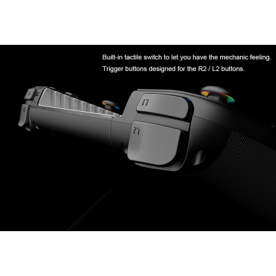 Бездротовий геймпад-тригер Saitake STK 7009F для смартфонів Android PUBG Mobile COD Warface Black Бездротовий геймпад-тригер Saitake STK 7009F для смартфонів Android PUBG Mobile COD Warface Black