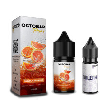 Набір компонентів для самозамісу сольової рідини Octobar Prime 30 мл 0-50 мг Sicilian Orange (16899-hbr)