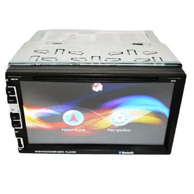 Автомагнитола RIAS PI 803 2din 7 GPS USB SD Bluetooth DVD-TV Пульт ДУ 4х60W Черный Автомагнитола RIAS PI 803 2din 7 GPS USB SD Bluetooth DVD-TV Пульт ДУ 4х60W Черный