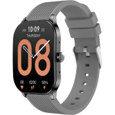 Ремешок для смарт-часов BeWatch Amazfit Pop 3S 3R 22 мм Серый (1012104.1)