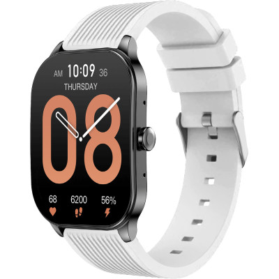 Ремешок для смарт-часов BeWatch Amazfit Pop 3S 3R 22 мм Белый (1012102.1) Ремешок для смарт-часов BeWatch Amazfit Pop 3S 3R 22 мм Белый (1012102.1)