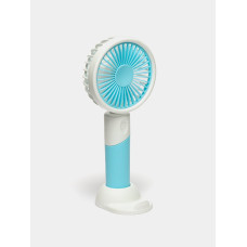 Портативний вентилятор Mini Fan ZB 100 2в1 із USB зарядкою Блакитний (1376b599)