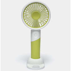 Портативний вентилятор Mini Fan ZB 100 акумуляторний 2в1 із USB зарядкою Зелений (3e2b8bb6)