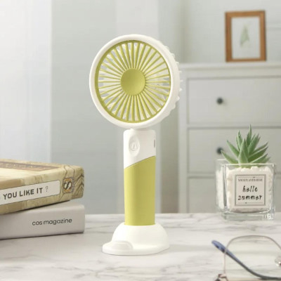 Портативний вентилятор Mini Fan ZB 100 акумуляторний 2в1 із USB зарядкою Зелений (3e2b8bb6) Портативний вентилятор Mini Fan ZB 100 акумуляторний 2в1 із USB зарядкою Зелений (3e2b8bb6)