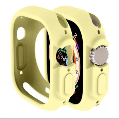 Захисний чохол для Apple Watch СВ 44 мм Жовтий 457767664 Захисний чохол для Apple Watch СВ 44 мм Жовтий 457767664
