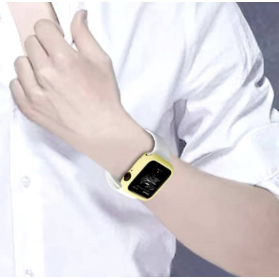 Захисний чохол для Apple Watch СВ 44 мм Жовтий 457767664 Захисний чохол для Apple Watch СВ 44 мм Жовтий 457767664
