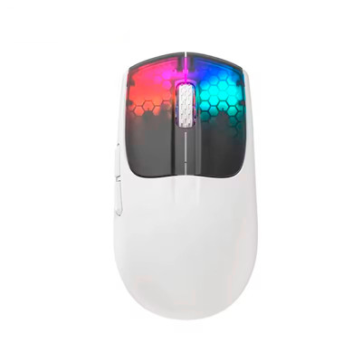 Мышь беспроводная Aattack SHARK X5 с аккумулятором и подсветкой 2,4G+Bluetooth White Мышь беспроводная Aattack SHARK X5 с аккумулятором и подсветкой 2,4G+Bluetooth White