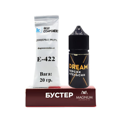 Набор компонентов для самозамеса солевой жидкости Dream X 30 мл 0-50 мг Персик/Апельсин (16918-hbr)