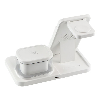 Беспроводное зарядное устройство Wuw H33 5in1 15W IP version Qi MagSafe White (33580_3210086) Беспроводное зарядное устройство Wuw H33 5in1 15W IP version Qi MagSafe White (33580_3210086)