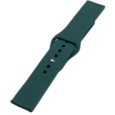 Ремешок Universal 22mm Silicone Button Design Samsung/Amazfit/Huawei Cyprus Green (35683_3577581)