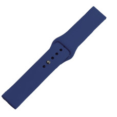 Ремешок Universal 22mm Silicone Button Design Samsung/Amazfit/Huawei Navy Blue (35683_3577584)