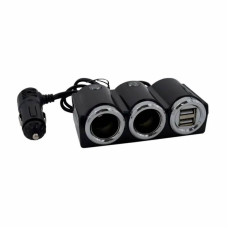 Разветвитель прикуривателя в автомобиль 2 USB 12V-24V Olesson 1502