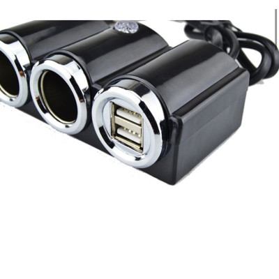 Розгалужувач прикурювача в автомобіль 2 USB 12V-24V Olesson 1502 Розгалужувач прикурювача в автомобіль 2 USB 12V-24V Olesson 1502