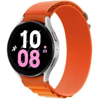 Ремешок BeWatch Alpine Loop для Samsung Galaxy Watch 4 5 6 7 Оранжевый (14GW1207)