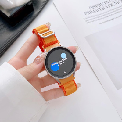 Ремінець BeWatch Alpine Loop для Samsung Galaxy Watch  4 5 6 7 Помаранчевий (14GW1207)