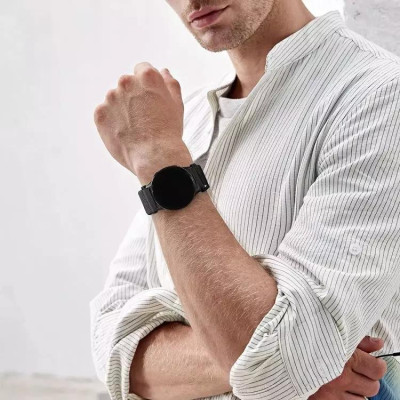 Ремешок BeWatch Alpine Loop для Samsung Galaxy Watch 4 5 6 7 Черный (14GW1201)