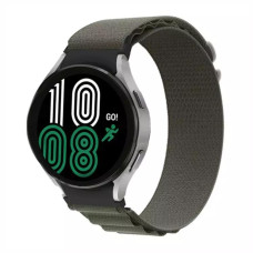Ремінець BeWatch Alpine Loop для Samsung Galaxy Watch 4 5 6 7 Хакі (14GW1205)