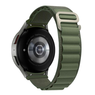 Ремешок BeWatch Alpine Loop для Samsung Galaxy Watch 4 5 6 7 Хаки (14GW1205)