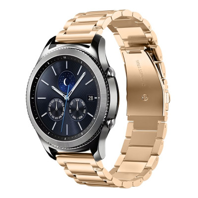 Ремінець Universal Stainless Steel Samsung/Amazfit/Huawei 22 mm Retro Gold (34698_3342400)