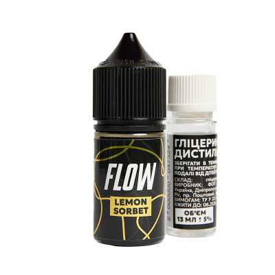 Набор компонентов для самозамеса солевой жидкости Flow 30 мл Lemon Sorbe Лимонный сорбетt 0-50 мг (17234-hbr)
