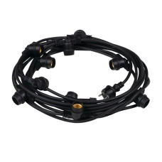 Вулична гірлянда Feron CL25-25 Белт-лайт 230 V 100хЕ27 25 м Black