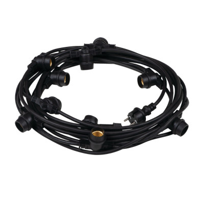 Уличная гирлянда Feron CL50-13 Белт-лайт 230 V 20*Е27 10 м Black