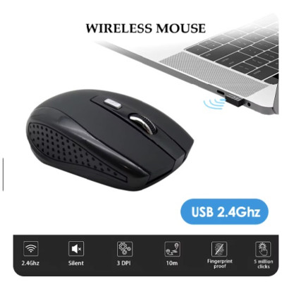 Бездротова мишка TWS Silent Mouse 2.4G Чорний Бездротова мишка TWS Silent Mouse 2.4G Чорний
