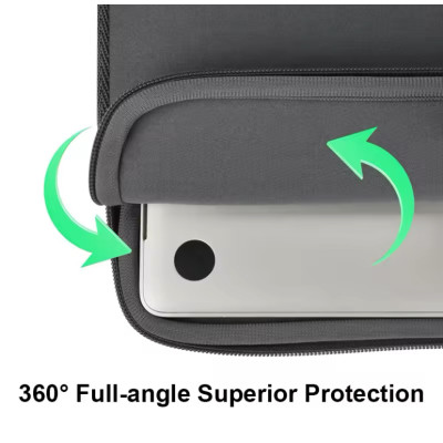 Защитный чехол-сумка для ноутбука MacBook Standart NPK 13 Черный Защитный чехол-сумка для ноутбука MacBook Standart NPK 13 Черный