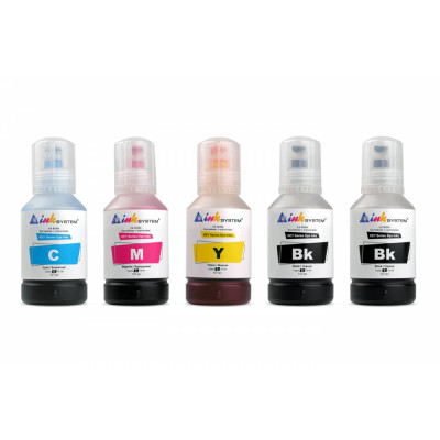 Комплект світлостійкого чорнила INKSYSTEM Epson L 127 мл 5 шт Різнокольоровий (18858)
