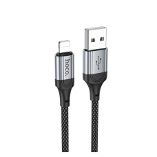 Кабель для зарядки Hoco X102 Fresh USB to Lightning 2.4A 1 м Black (35654_3577430)
