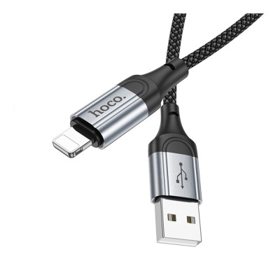Кабель для зарядки Hoco X102 Fresh USB to Lightning 2.4A 1 м Black (35654_3577430) Кабель для зарядки Hoco X102 Fresh USB to Lightning 2.4A 1 м Black (35654_3577430)