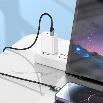 Кабель для зарядки Hoco X102 Fresh USB to Lightning 2.4A 1 м Black (35654_3577430) Кабель для зарядки Hoco X102 Fresh USB to Lightning 2.4A 1 м Black (35654_3577430)