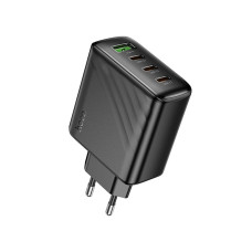 Зарядний пристрій Hoco CS27A 1USB /3Type-C 67W/3A PD/QC 3.0 Black (35876_3605545)