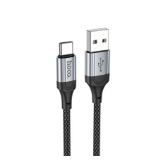 Кабель для заряджання Hoco X102 Fresh USB/Type C 3A 1 м Black (35658_3577439)