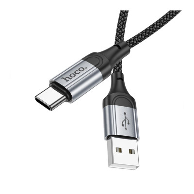 Кабель для заряджання Hoco X102 Fresh USB/Type C 3A 1 м Black (35658_3577439) Кабель для заряджання Hoco X102 Fresh USB/Type C 3A 1 м Black (35658_3577439)