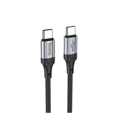 Кабель для заряджання Hoco X102 Fresh Type-C to Type-C 60W 20V / 3A 1 м Black (35653_3577429)