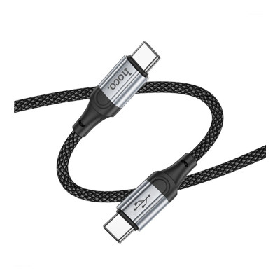 Кабель для заряджання Hoco X102 Fresh Type-C to Type-C 60W 20V / 3A 1 м Black (35653_3577429) Кабель для заряджання Hoco X102 Fresh Type-C to Type-C 60W 20V / 3A 1 м Black (35653_3577429)