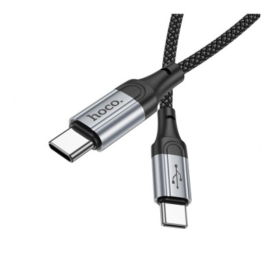 Кабель для заряджання Hoco X102 Fresh Type-C to Type-C 60W 20V / 3A 1 м Black (35653_3577429) Кабель для заряджання Hoco X102 Fresh Type-C to Type-C 60W 20V / 3A 1 м Black (35653_3577429)
