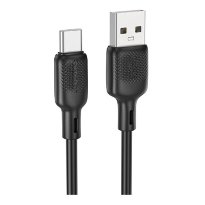 Кабель синхронизации Borofone BX113 Silicone 3A USB-A to Type-C 2 м Black (35597_3346762) Кабель синхронизации Borofone BX113 Silicone 3A USB-A to Type-C 2 м Black (35597_3346762)