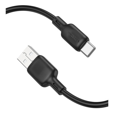 Кабель синхронизации Borofone BX113 Silicone 3A USB-A to Type-C 2 м Black (35597_3346762) Кабель синхронизации Borofone BX113 Silicone 3A USB-A to Type-C 2 м Black (35597_3346762)