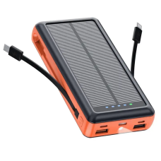 Зарядний пристрій на сонячних батареях No Brand Powerbank 20000 mAh із ліхтариком (2431313731)