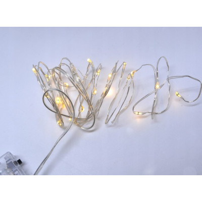 Светодиодная гирлянда нить No Brand 20 LED 2 м 5 шт Тёплый белый (2104618362) Светодиодная гирлянда нить No Brand 20 LED 2 м 5 шт Тёплый белый (2104618362)