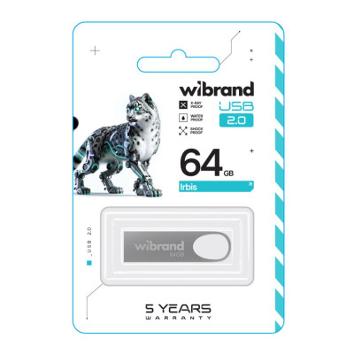 Флеш память USB Wibrand 64 GB Irbis USB 2.0 Silver (36714_3608936) Флеш память USB Wibrand 64 GB Irbis USB 2.0 Silver (36714_3608936)