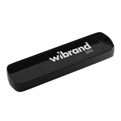 Флеш память USB Wibrand 32 GB Grizzly USB 2.0 Black (36905_3609494)