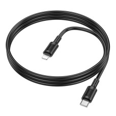 Кабель синхронізації Borofone BX111 PD27W/3A Type-C to Lightning 1 м Black (35624_3462264)