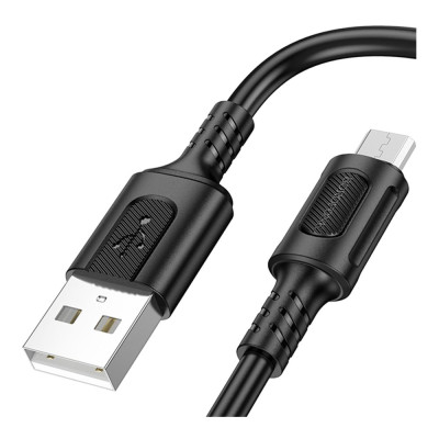 Кабель синхронізації Borofone BX111 2.4A USB-A to Micro-USB 1 м Black (35627_3462270) Кабель синхронізації Borofone BX111 2.4A USB-A to Micro-USB 1 м Black (35627_3462270)