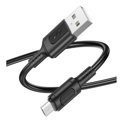 Кабель синхронізації Borofone BX111 2.4A USB-A to Micro-USB 1 м Black (35627_3462270) Кабель синхронізації Borofone BX111 2.4A USB-A to Micro-USB 1 м Black (35627_3462270)