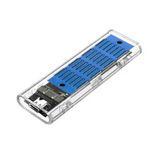 Зовнішня кишеня з радіатором XON MemoryCase для M.2 NGFF SATA USB 3.1 Type-C Transparent (XSC5C13NG1PT 2131)
